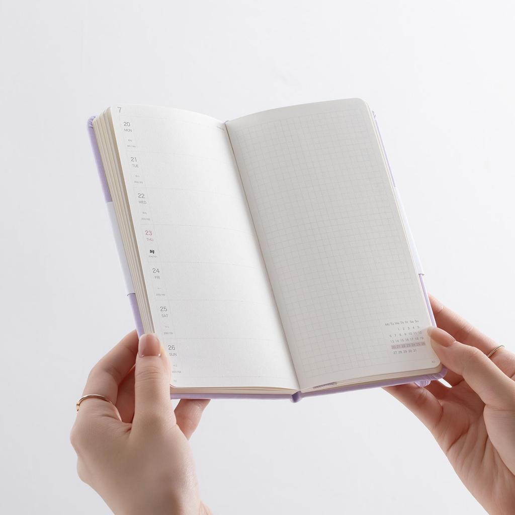 2026 Portable Weekly Planner: Leather-Covered Diary & Time Management Book