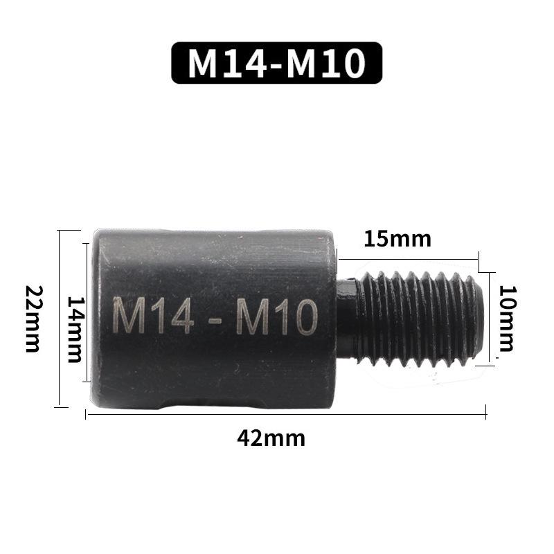 Drill Bit Adapter: M10/M14 To American Thread for Angle Grinder