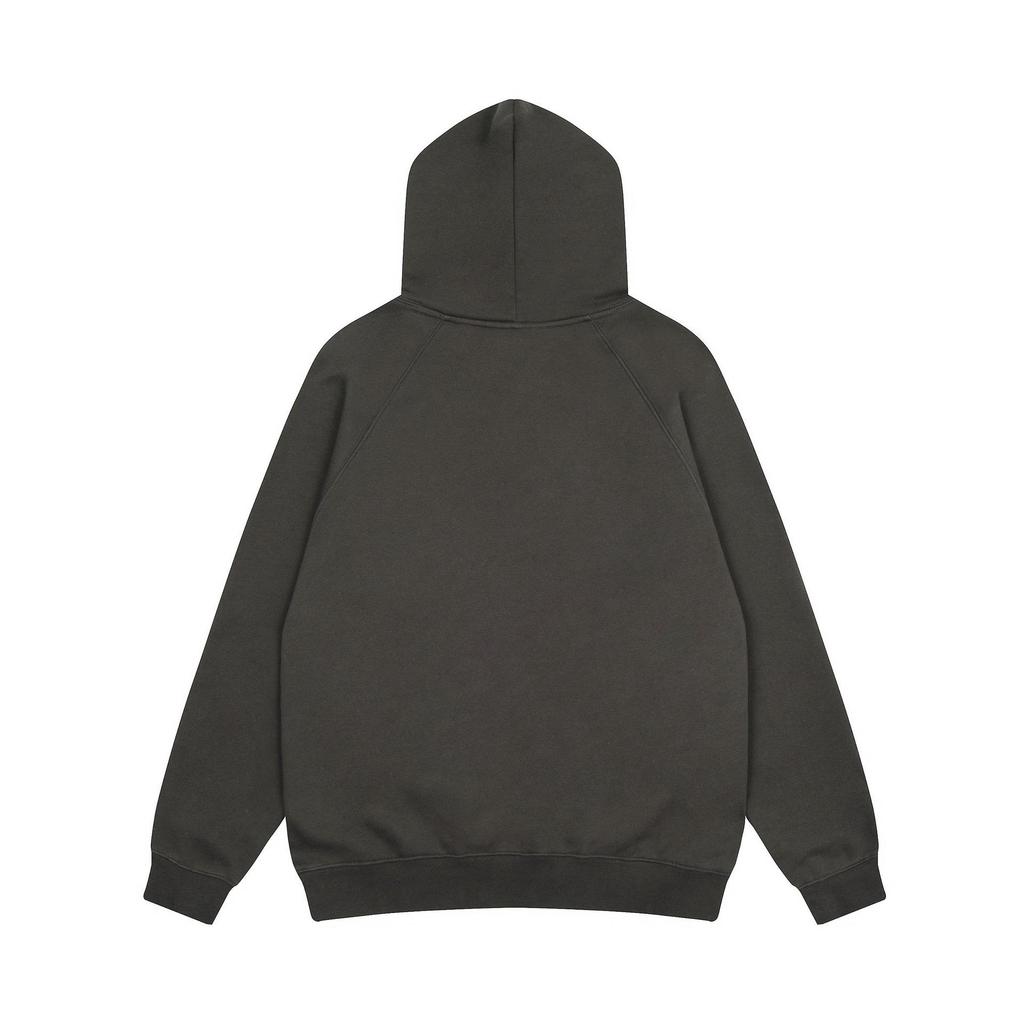 2024 Unisex FOG Flocked Velvet Hoodie: Autumn/Winter Loose Fit