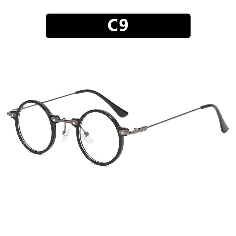 

Round Retro Hip Hop Sunglasses 2023 - Trendy European & American Influencer Style As shown