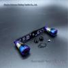 Dual-toned Aluminum Alloy Precision Water Drop Crank - Colorful Custom DIY Accessory with Smooth Operation and Color Plating