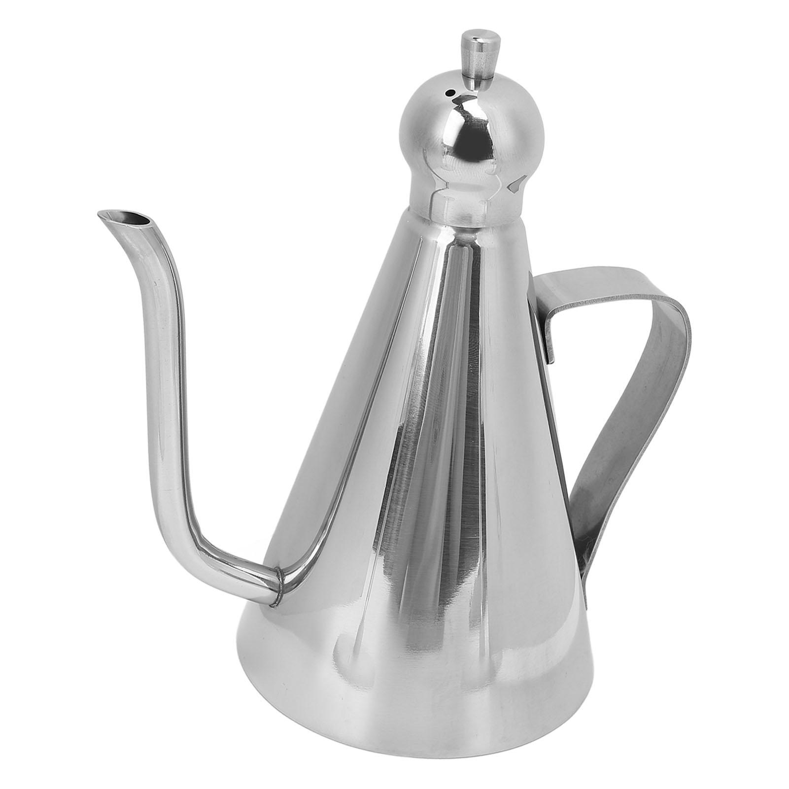 

Oil Storage Can 304 Stainless Steel Leakproof Modern Easy to Clean Oil Dispenser for Olive Oil Liquid Seasoning 500ML L