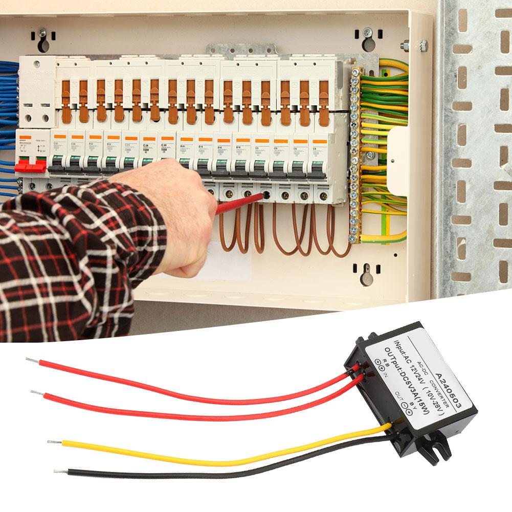 AC 12V 24V To DC 5V Buck Converter AC DC Power Supply Module