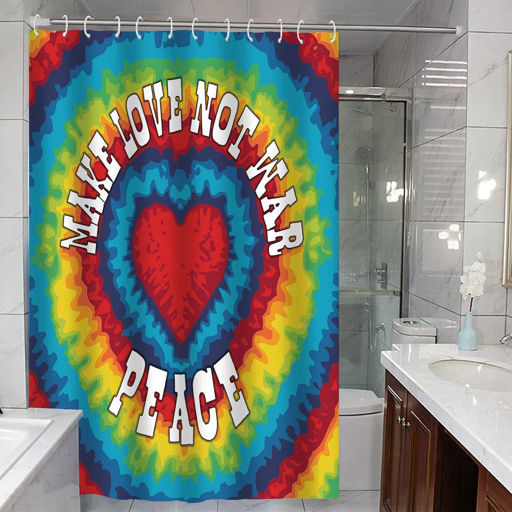 JINRUN Łazienka Zagęszczona Wodoodporna Kurtyna Odporna Na Pleśni Zasłona Prysznicowa Zasłona Przegrodowa Prysznicowa Zasłona prysznicowa Zasłona Łazienkowa Bez Perforacji