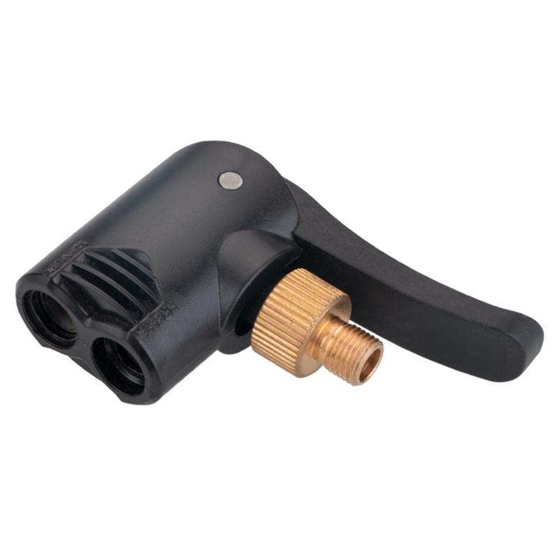 Adaptador de Bico de Ar Portátil de Conexão Rápida para Bombas de Pneu com Botão de Liberação Uso Eficiente em Viagens Rodoviárias Emergências