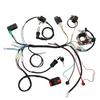 ABLZ-Complete Stator Wiring Harness CDI Ignition Coil Solenoid Set For ATV Electric Quad Bike 50Cc - 125Cc