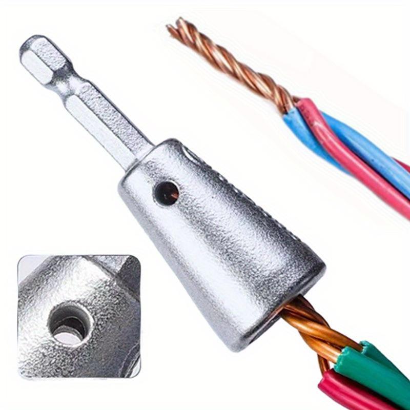 Electrician Quickly Wire Twister Hexagonal Handle Twisted Twist Cable Device Quick Twisting Connector for Power Drill Drivers
