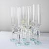 Crystal Single-Head Candlestick for Wedding and Event Decor - High Glass Tube Candle Holder