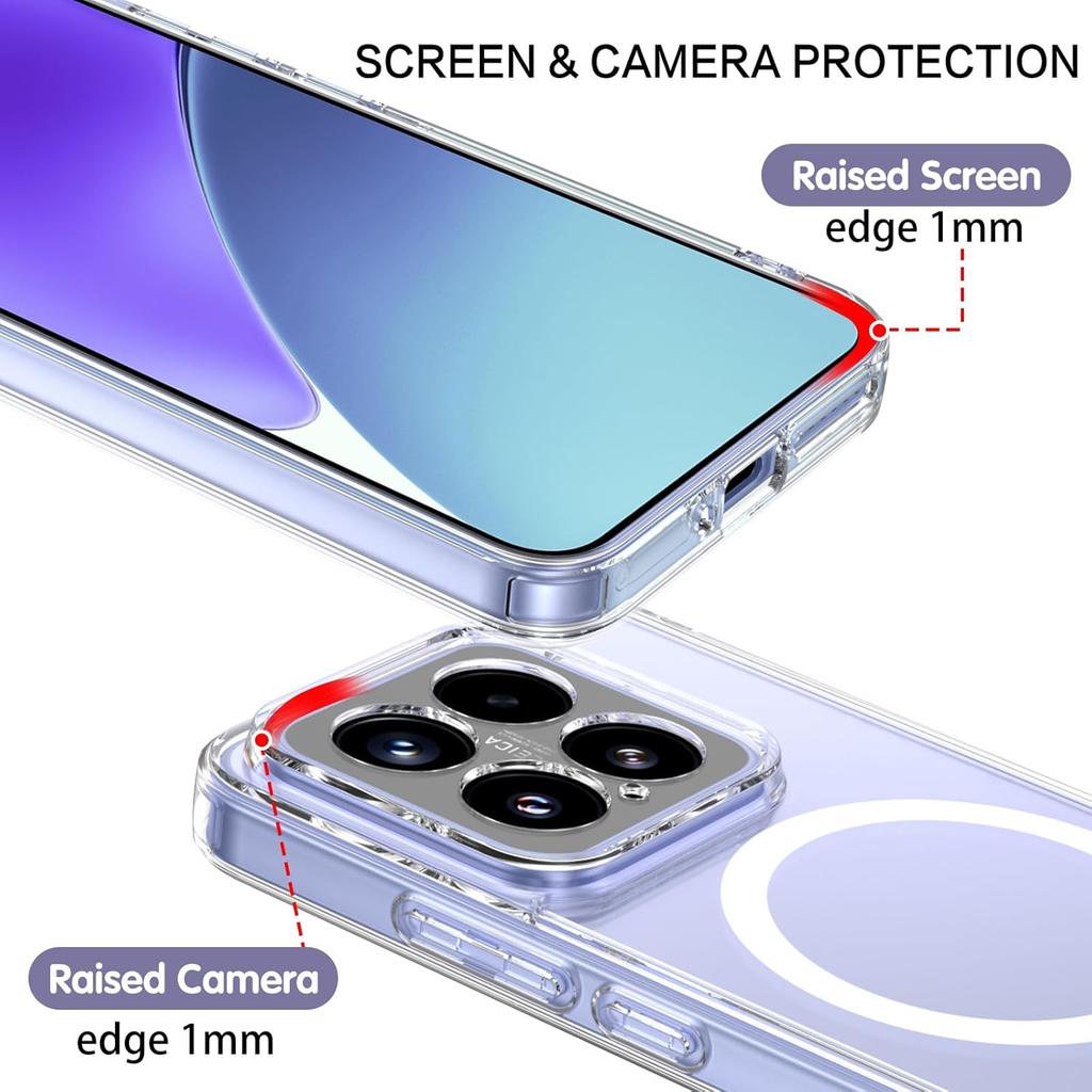 For  Magnetic Wireless Charging Case For Xiaomi 1 Pro Xiaomi1 Pro G Clear Shockproof Back Cover
