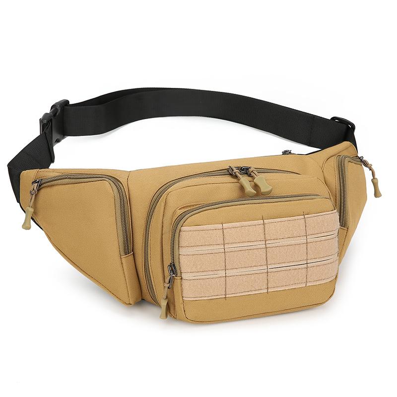 Tactical Multi function Waist Packs Fanny Bag For Men Nylon Shoulder Hiking Mobile Phone Bag Sports Roomy Casual Men Waist Bags