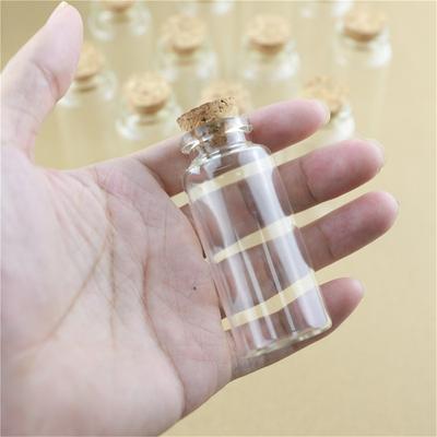 Glass Tube 12 pcs/Lot 30ml 16*30*70mm Glass Bottles Stopper Crafts Jars Cork Mini Decorative Empty DIY Small Glass Vial Bottles