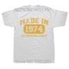 Unisex 50 år gammel Vintage 1974 50-års bursdag Unisex T-skjorte for kvinner Kone Ektemann B-Day Presents Ordtak Sitat Grafisk T-skjorte