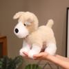 24Cm Cartoon Cute Schnauzer Plush Doll Brown White Grey Fold Dog Stuffed Animal Home Decoration Appease Gift For Children
