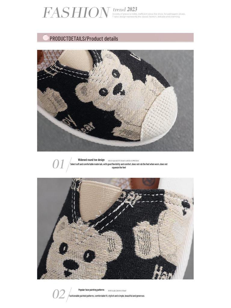 Women's Spring/Autumn Comfortable Canvas Flats: Casual, Versatile, Non-Slip, Soft Sole Shoes