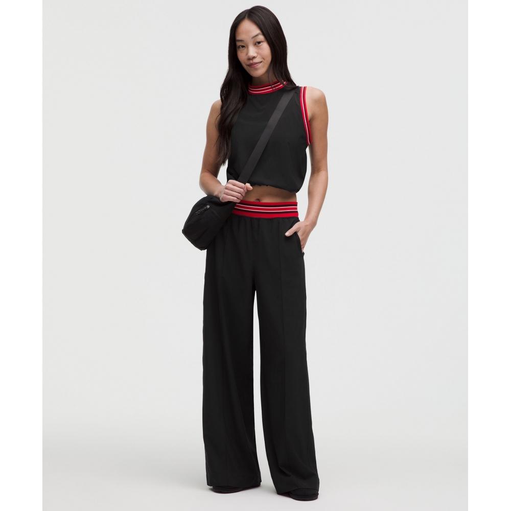 Lullulemon Brizzly Mid-Rise Pants Trim *Asian Fit Blk