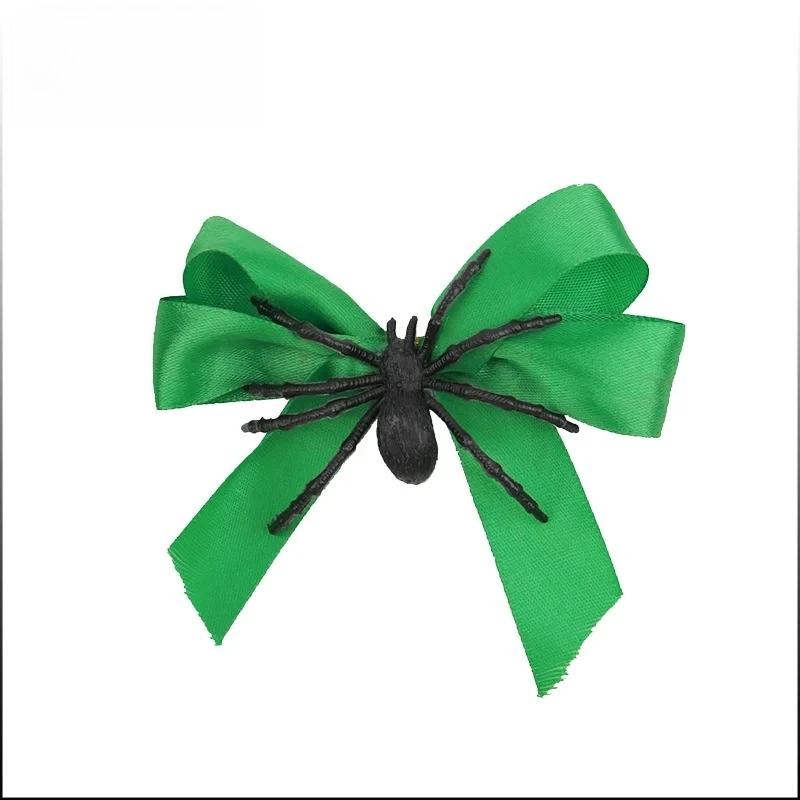 1-6PCS Halloween Spider Bow Hair Clips New Spider Theme Hair Accessories for Cosplay Costume Party Dress Up Festival Daily Wear