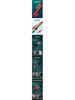 ZTO Portable 19 Tone Super Hard Fishing Rod with Integrated Reel: Compact, Through-Handle Design, Internal Wiring, Handheld.