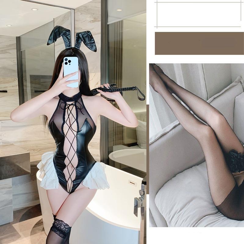 Smoke lingerie pure lust bunny sexy uniform qn seduction flirting straps cosplay seduction even