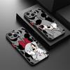 Funda de Teléfono de Dibujos Animados de Mickey Mouse de Disney para iPhone 14 13 Pro XR XS 15 16e 12 Mini 11 Pro Max 16 Pro 11 TPU