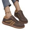 Women's Plus Size Sneakers Retro Color Blocked Flat Sole Shoes for Women
