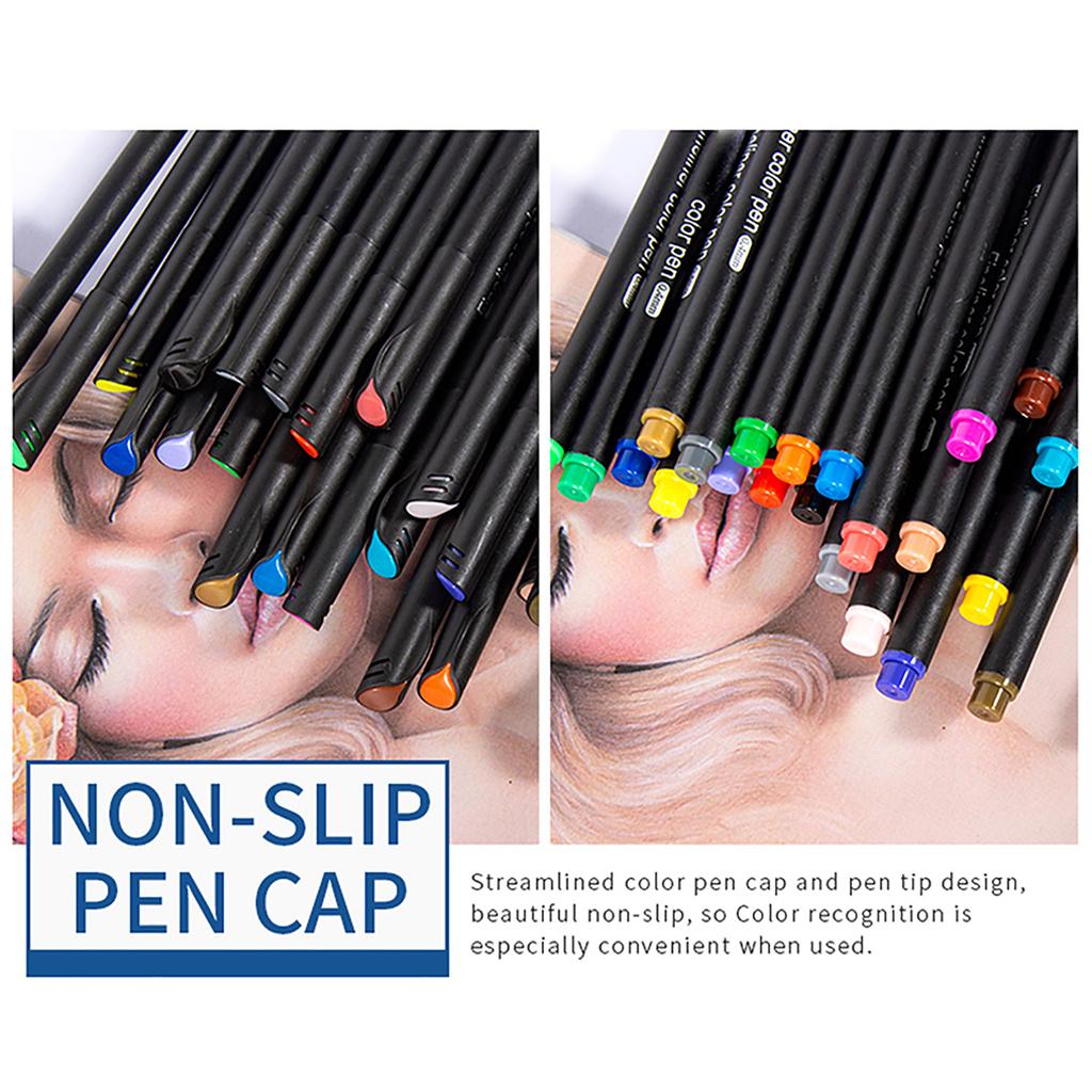 36 Color Fineliner Fine Point Pens 0.4mm Tip Markers for Journaling Writing Note Taking Calendar Agenda Adult Coloring