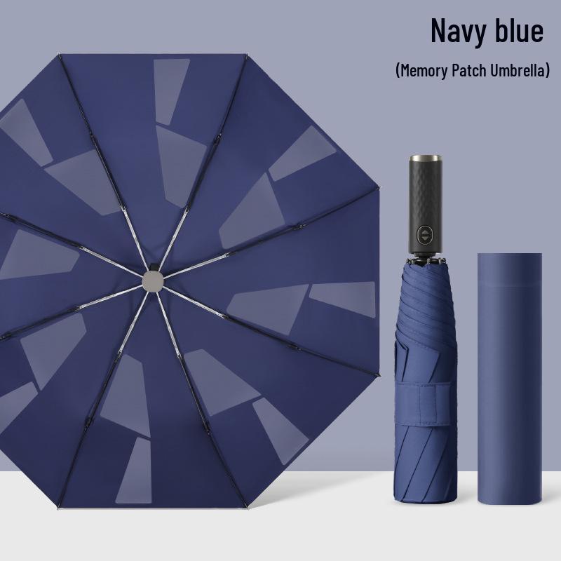 Large Memory Foldable Automatic Umbrella for All Weather