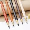 Erasable Inkless Pen Wood Everlasting Pen Refillable Everlasting Pen No Sharpening Sketching Pencil for Writing Drawing