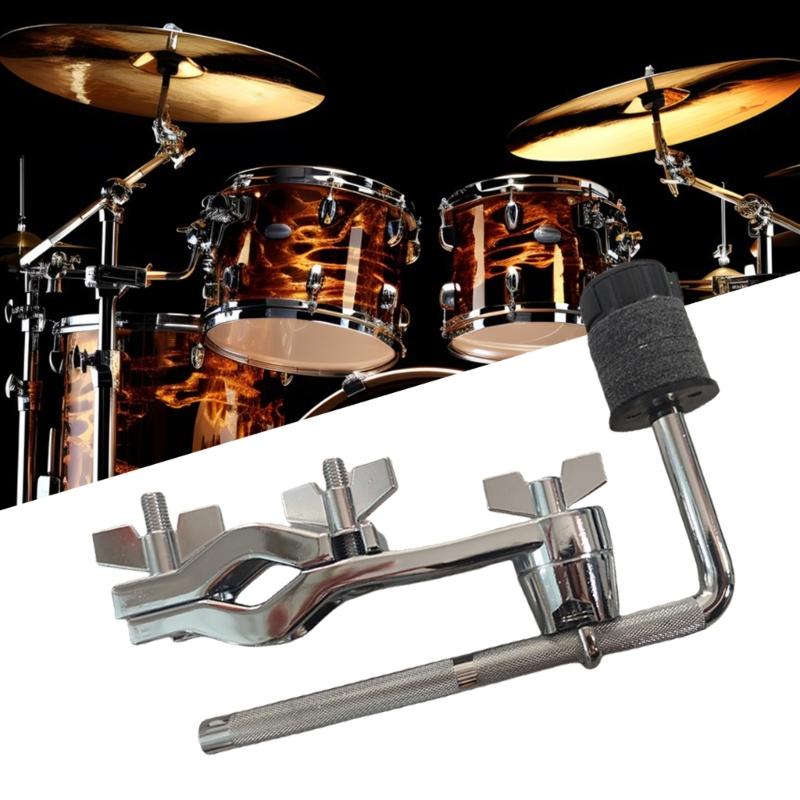 Drum Extension Clamp Drum Support Drum Holder Stand Drum Clamp Extension Clip Cymbal Drum Arm Stand Holder with Felt Pad