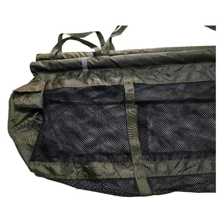 Heavy-Duty European Carp Fishing Weighing Bag - Foldable Net & Cloth Design