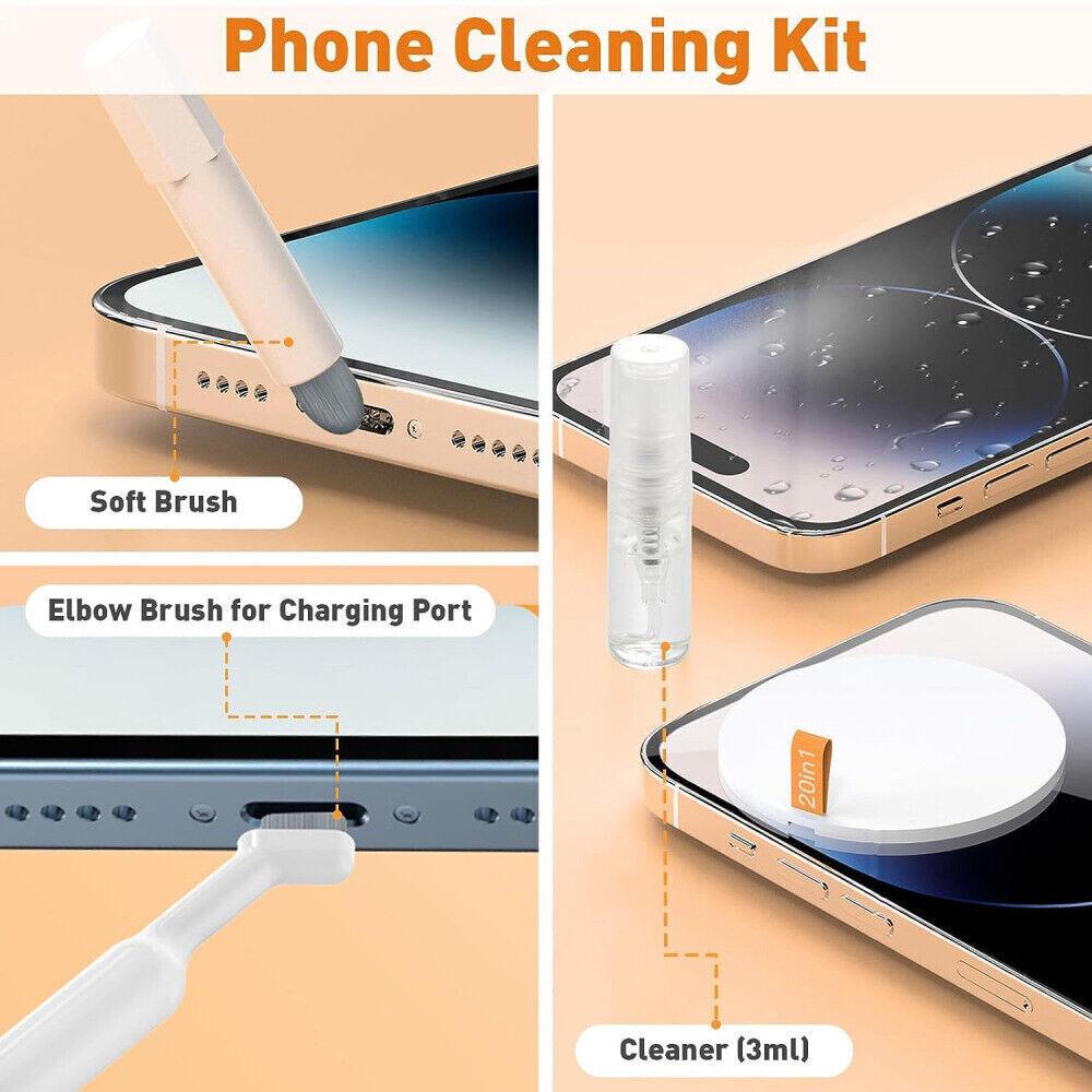20-in-1 Cleaning Kit Computer Keyboard Cleaner Brush Earphones Cleaning Tools Keycap Puller Kit