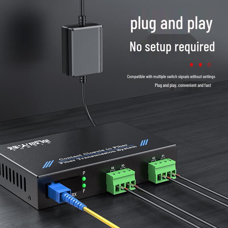 Fiber Optic Digital I/O Converter