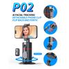 Neuer KI Gesichtserkennungs 360° Handy Gimbal P01: Live-Selfie-Artefakt mit Verwacklungsschutz und Nachverfolgungsfunktionen