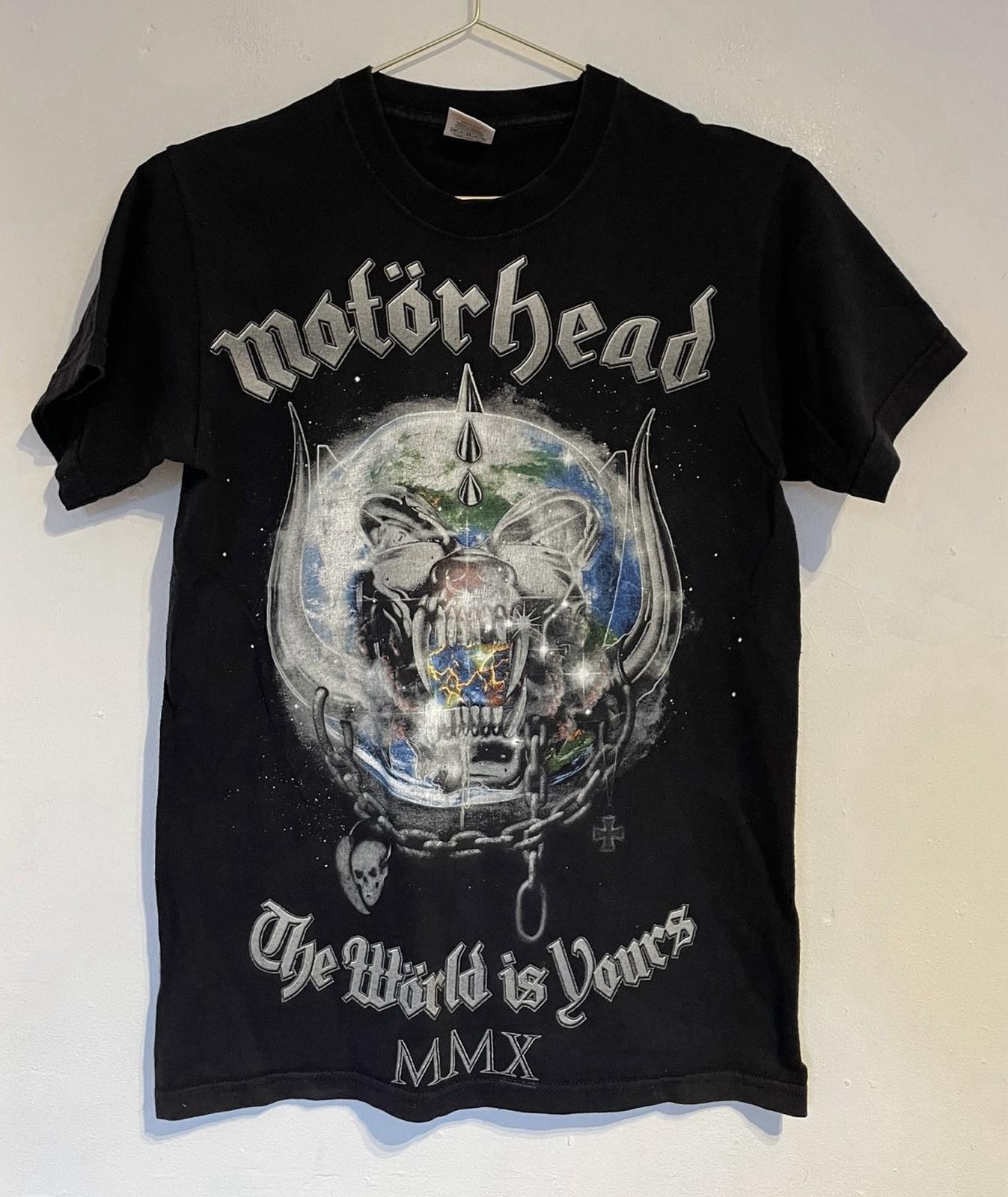 Vintage Motorhead Shirt Small The World Is Yours Rock Metal Band Gig Festival Unisex T-Shirt S