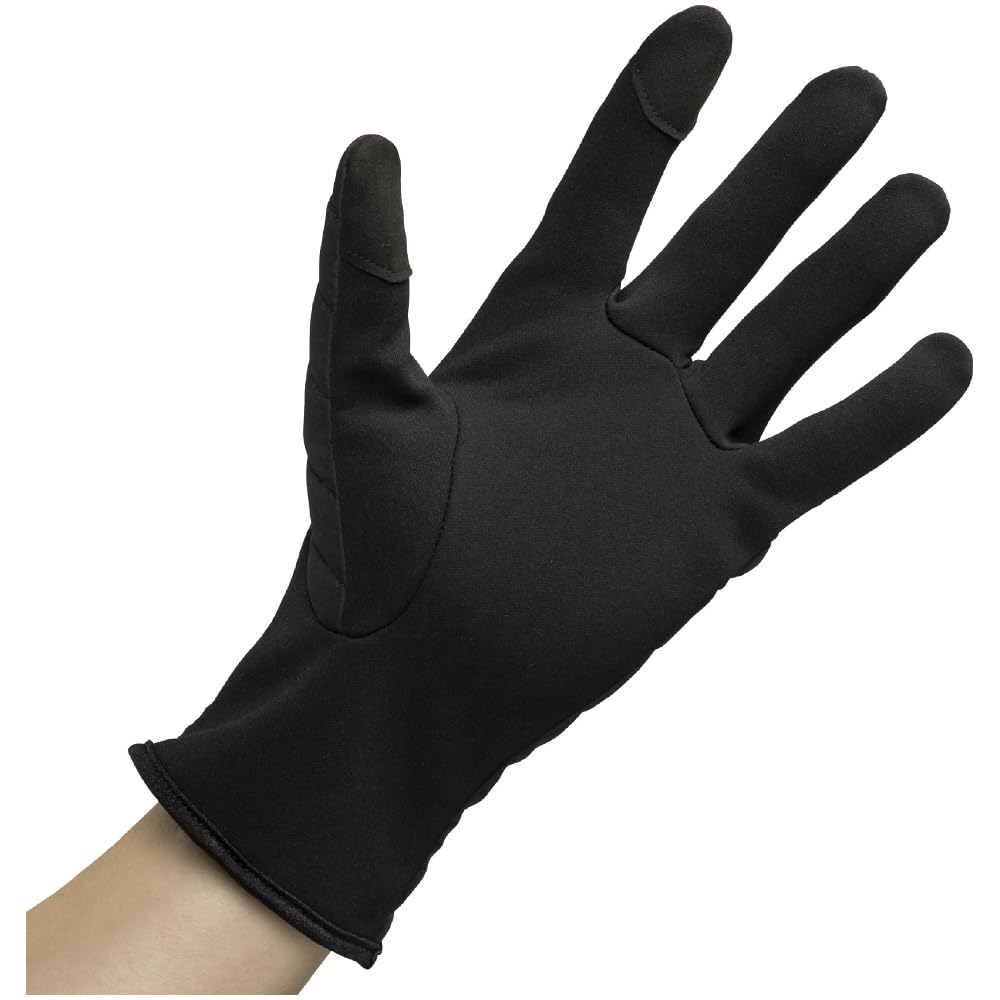 Training wear padded touchscreen fitted size M gloves, compatible, cold-weather protection, design, 32JYB609, black,