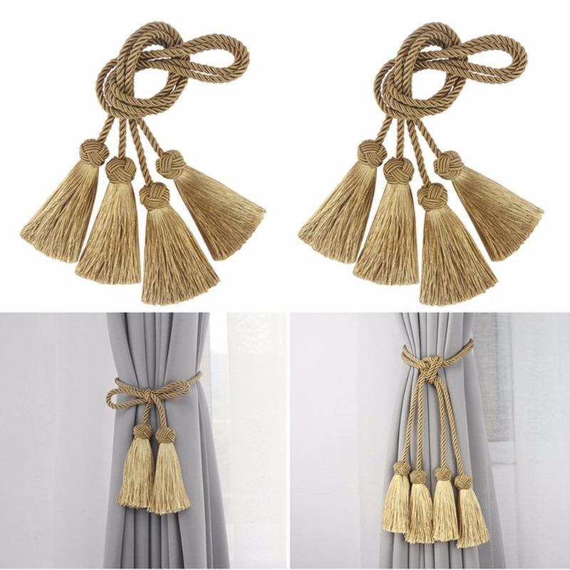 1Pair Mini Tassel Fringe Trim DIY Craft Tassels Hanging Pendant Sewing Room Accessory Jewelry Decoration Curtain Accessories.
