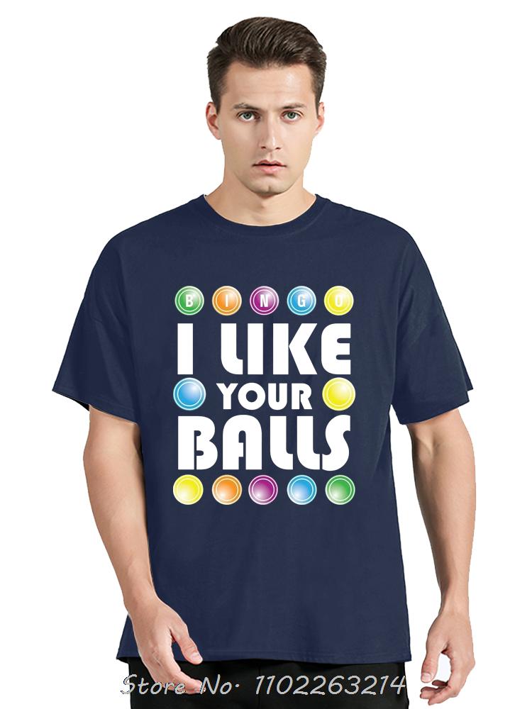 Pull My Balls Oversized T-shirt Make Me Yell Cotton Tshir Bingo Vintage Men Clothing Aesthetic Fitness T Shirt