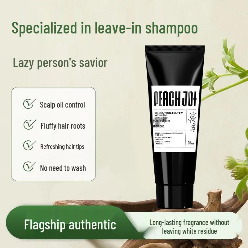PEACH JO+ Oil Control & Volumizing Leave-in Shampoo for Smooth, Fragrant, and Waterless Hair Care PEACH JO+ Oil Control Volumizing Waterless Shampoo