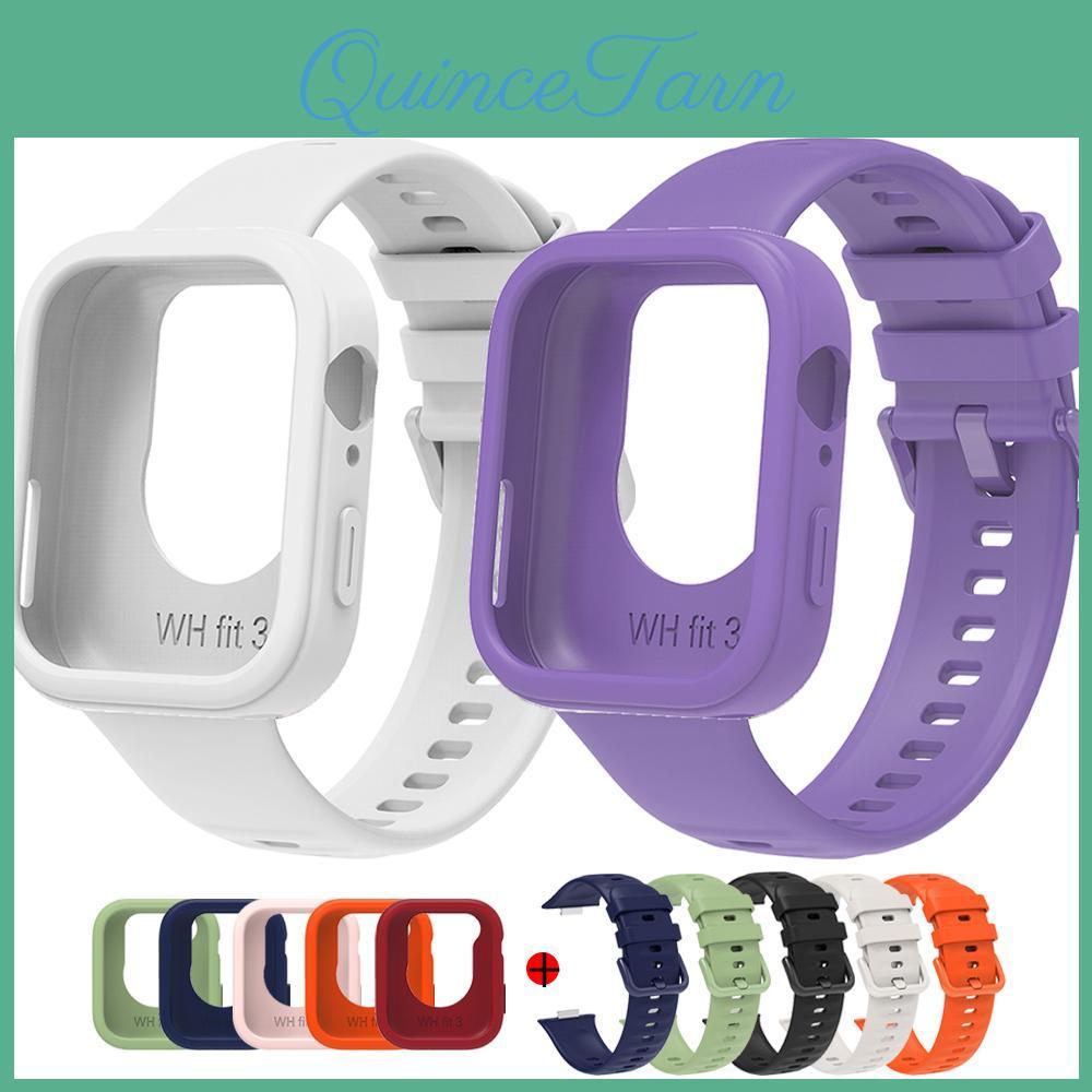 For Watch Fit 3 Huawei Strap Silicone Watchband And Watch Case Replacement Durable And Adjustable Wristband 2in1