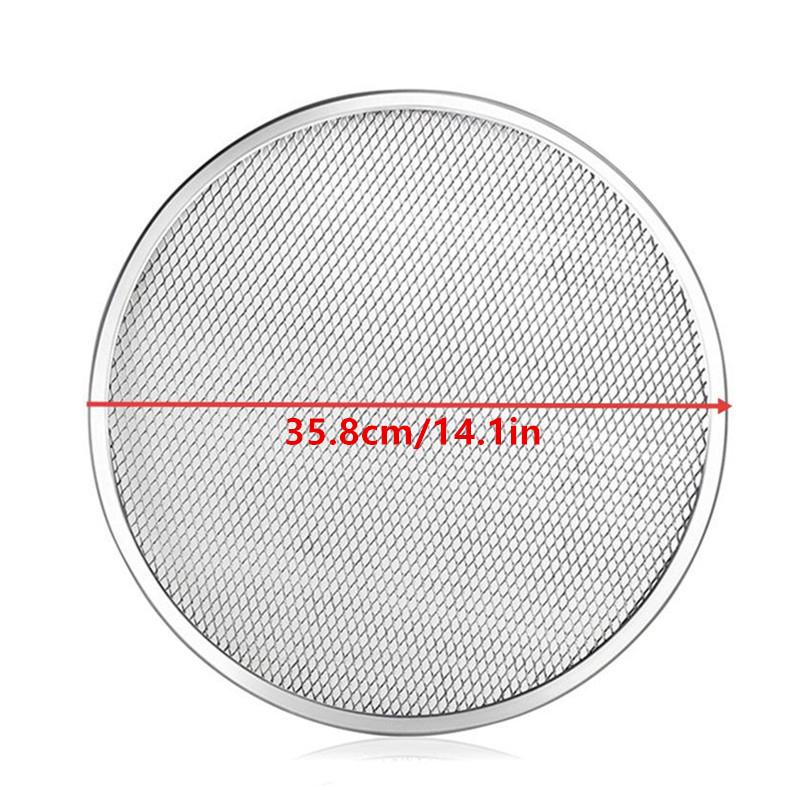 Ekran do pizzy 6-20 cali, forma metalowa, siatka metalowa, nieprzywierająca blacha do pieczenia, nowa, bezszwowa, stop aluminium, siatka metalowa, naczynia do pieczenia, narzędzia kuchenne do pizzy