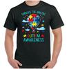 Autism Awareness T Shirt Tag Autistic Umbrace The Amazing Herren Vintage Graphic Homme Versatile Comfortable Stylish