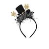 Party Decoration Christmas New Year Headpiece Star/Crown Glitter Hair Hoop  New Year Dress Up