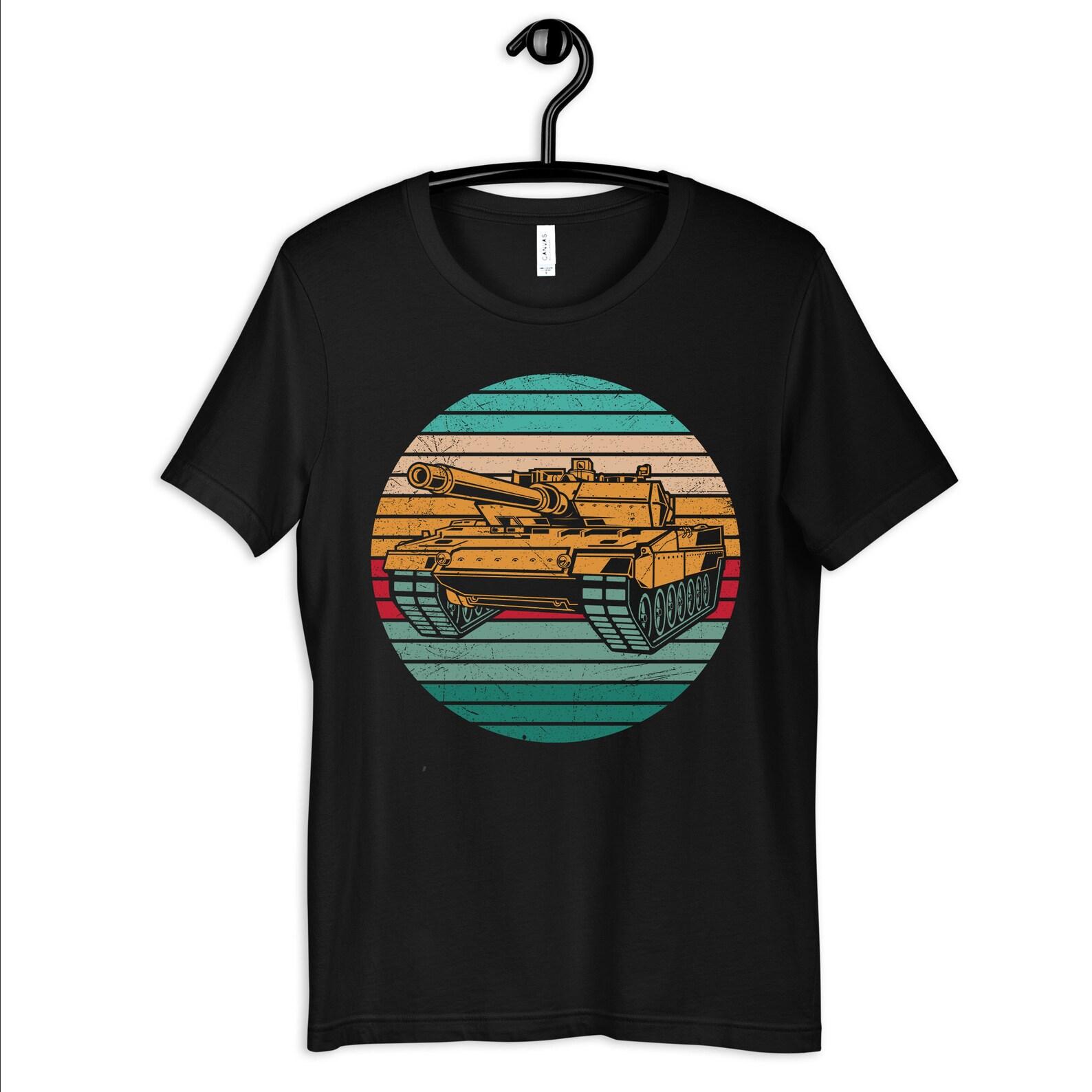 Military Tank Shirt, Retro Armoured Tank Tee, Kids T-Shirt, T-shirt, T-shirt, Tank Top,T-shirt S