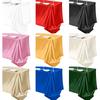 Rechteckiger Tischdecke Satin Tischdecke Helle Glatte Weiß Rosa Einfarbig Tischabdeckung Hochzeitsfeier Zubehör Tischdekorationen