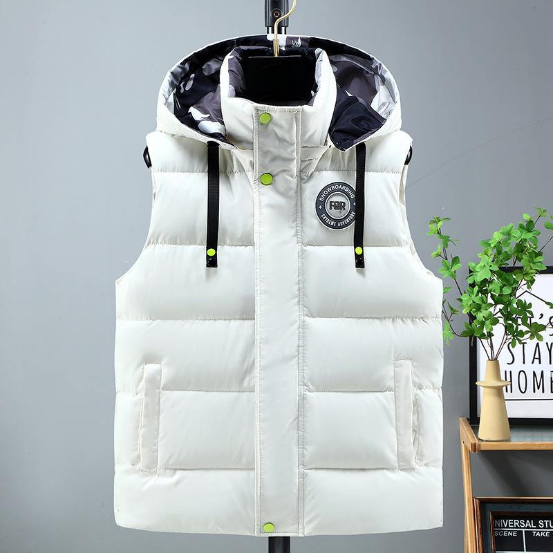 Verdickte Weste für Herbst und Winter Lässige Herrenjacke, Modisches Camisole Ärmellose Baumwolljacke