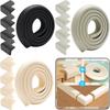 1Roll Baby Safety Table Corner Protector Strip with 4 Self Adhesive Corner Guards Soft NBR Foam Baby Proofing Edge Corner Guards
