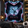 Wall Hanging Tapestry Crystal Palace Football Print Cloth for Living Room Bedroom Home Decor