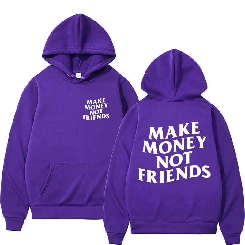 Letter Print Hoodie Long Sleeve Sweater Street Autumn And Winter