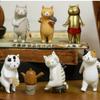 Cat Traditional Chinese Medicine Acupuncture Martial Arts Hall  Healing Emotional Small Action Figurine Surprise Gifts