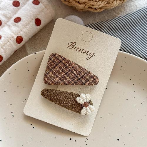 Autumn and Winter Lace Embroidery Bow Children's Hairpin Cute Girl Hair Ring Head Rope Girl Headdress Hair Accessories