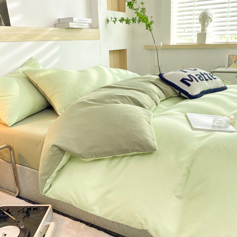 Duvet Covers Bedroom Washable Soft Skin-friendly Dormitory Students Home Textile Quilt Cover Fashion Bedding Nordic King Queen